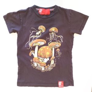ERR-OR Jellyfish Mushroom Trippy TShirt Size XS